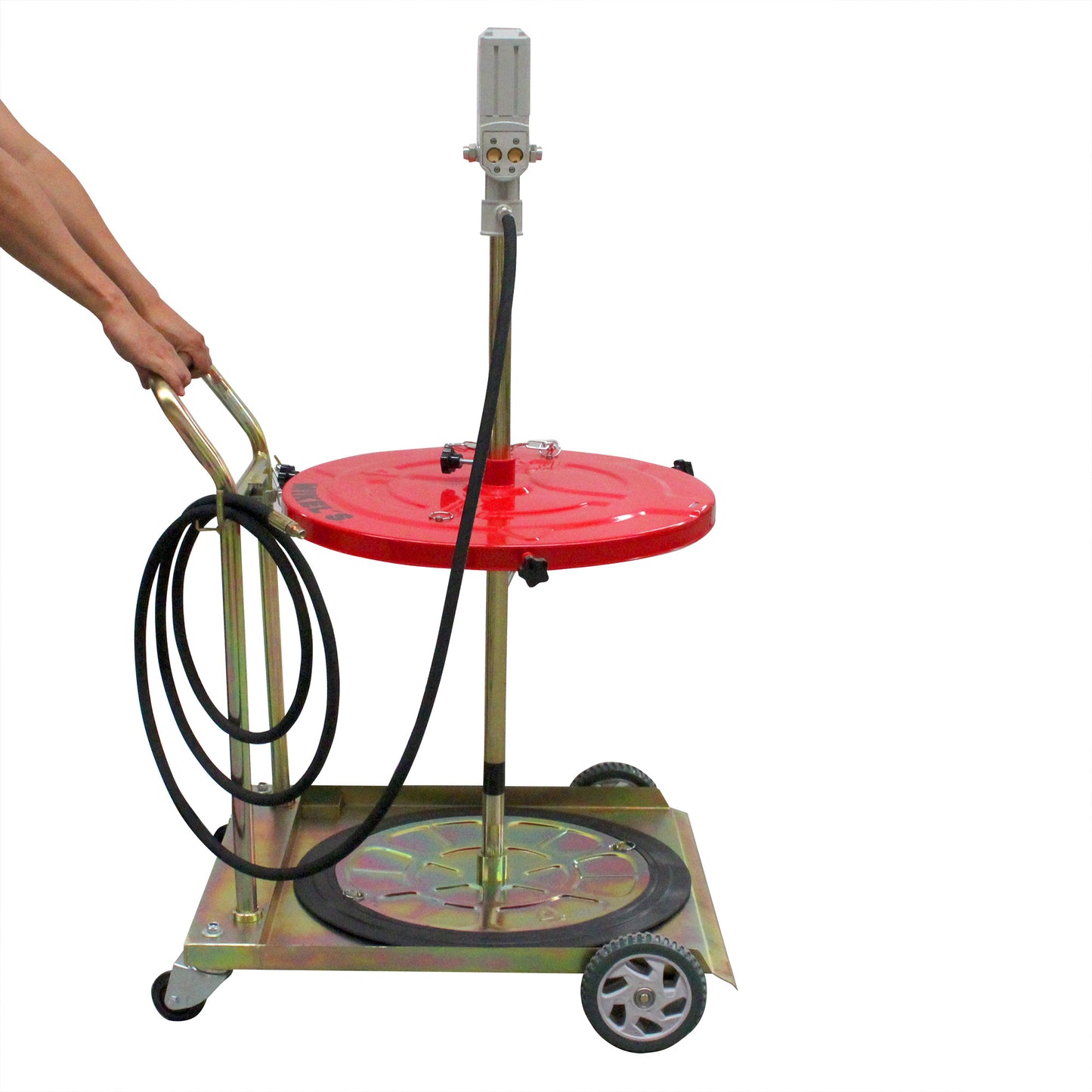 Sistema Neumatico Dispensador de Grasa para Tambo