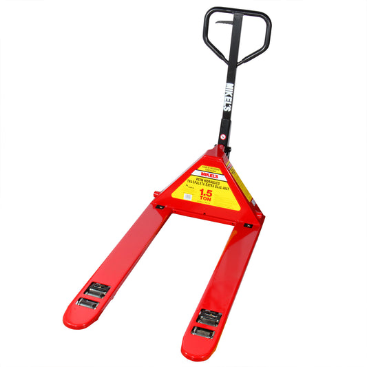 Patin hidraulico transpaleta con ruedas de poliuretano Extra Baja (1.5 ton)