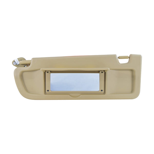 Visera Hd Civic 2P Coupe 06-11 1 Pieza Con Espejo Sin Luz Beige Plastico Hushan Delantero Izq