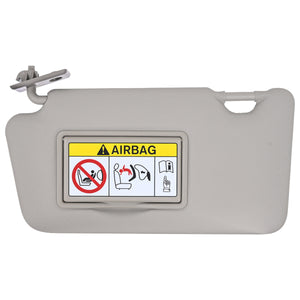 Visera Izquierda Gris Claro Con Espejo Versa 2012-2019