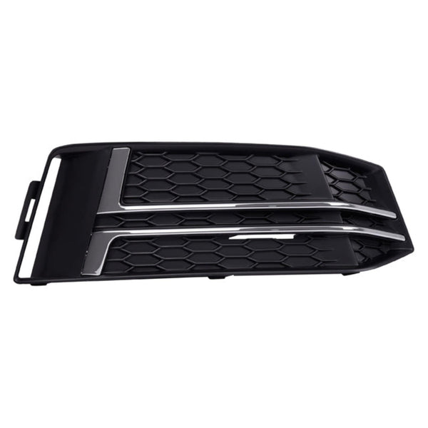 Rejilla Fascia Delantera Ad A4 17-19 S/Hoyo P/Faro C/Molduras Cromadas Plus/Premium/Prestige L4 4 Cilindros 2.0L 4 Puertas Der