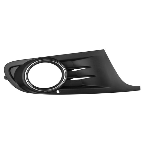 REJILLA FASCIA DELANTERA VW GOLF 09-14 C/HOYO P/FARO NIEBLA FILO CROMADO BASE/CONFORTLINE/TRENDLINE/SPORT/GT L4 4 CILINDROS 1.4/1.6 5 PUERTAS DEPO DER