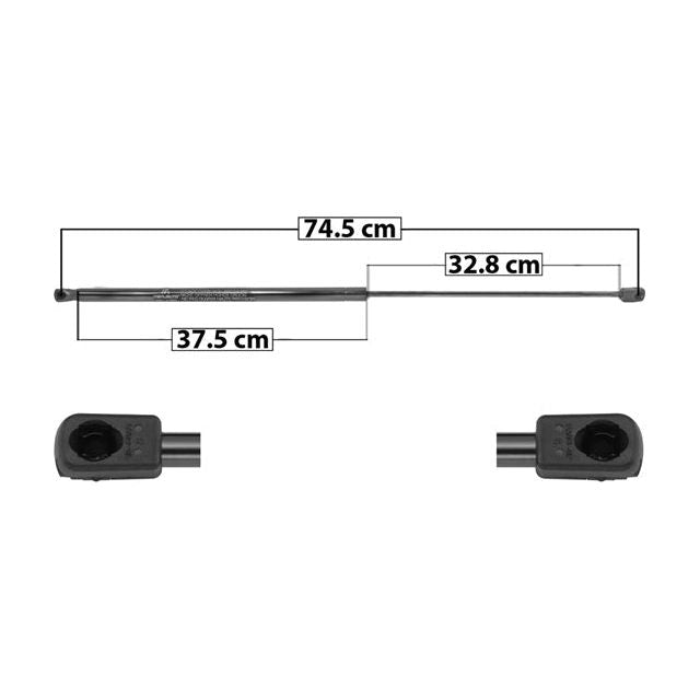 AMORTIGUADOR COFRE AD A3 12-14 DER/IZQ MNJ