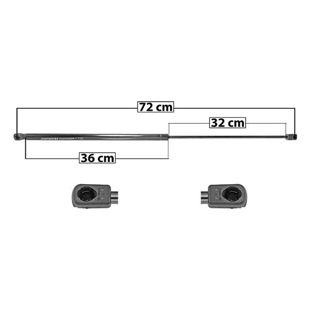 AMORTIGUADOR COFRE AD A6 99-01 DER/IZQ SP