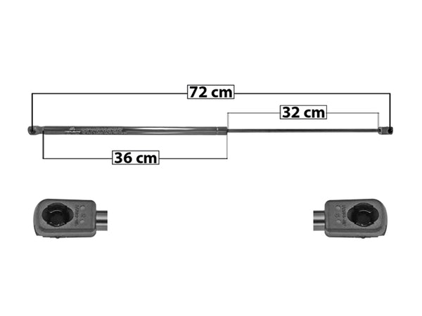 Amortiguador Cofre P/ Audi A6 1999-2001