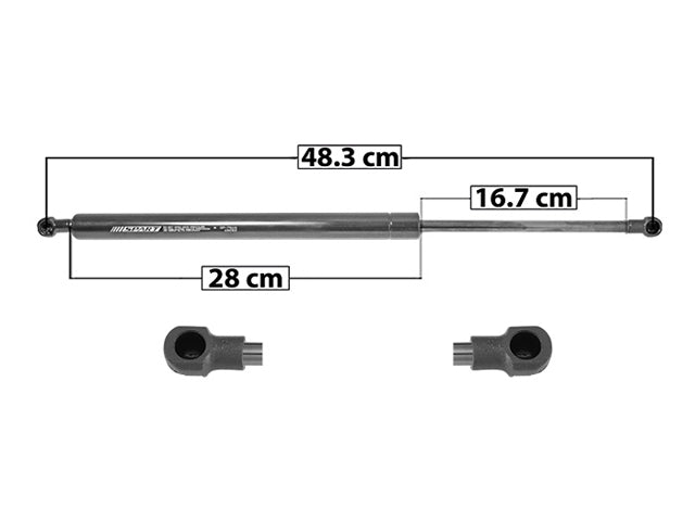 AMORTIGUADOR 5TA PUERTA AD A5 09-15 TK DER/IZQ SP