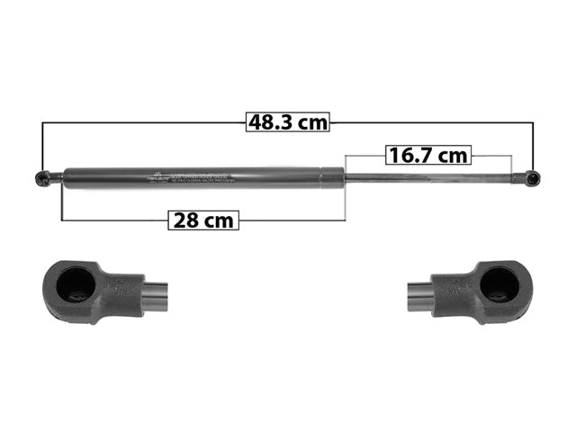 AMORTIGUADOR 5TA PUERTA AD A5 09-15 TK DER/IZQ MNJ