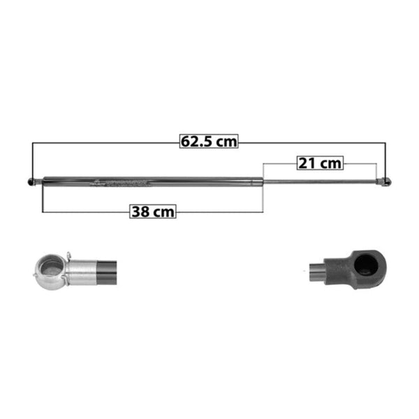 AMORTIGUADOR 5TA PUERTA BW X3 04-10 DER/IZQ MNJ