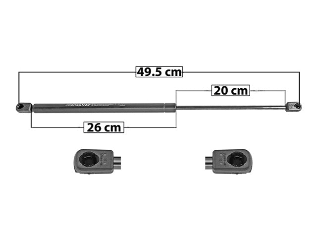 AMORTIGUADOR 5TA PUERTA CV CHEVY/CHEVY C2 05-08 DER/IZQ SP