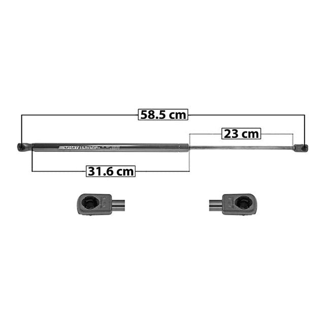 AMORTIGUADOR COFRE CV CHEVY 09-12 TK DER/IZQ SP