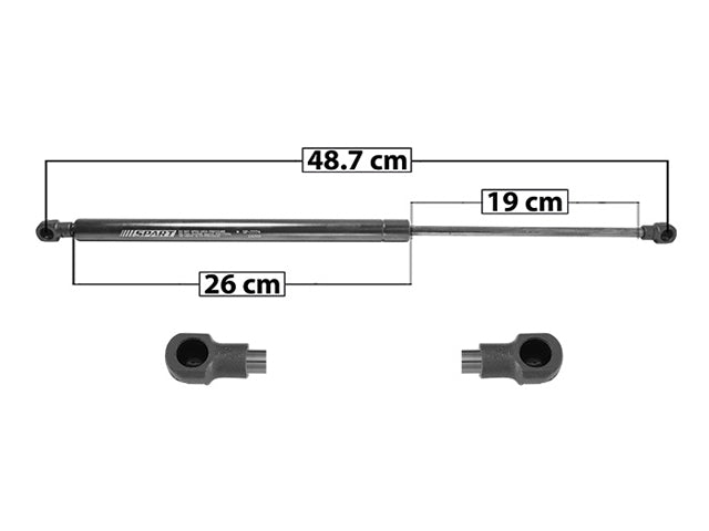 AMORTIGUADOR 5TA PUERTA CV SONIC 12-17 TK DER/IZQ SP