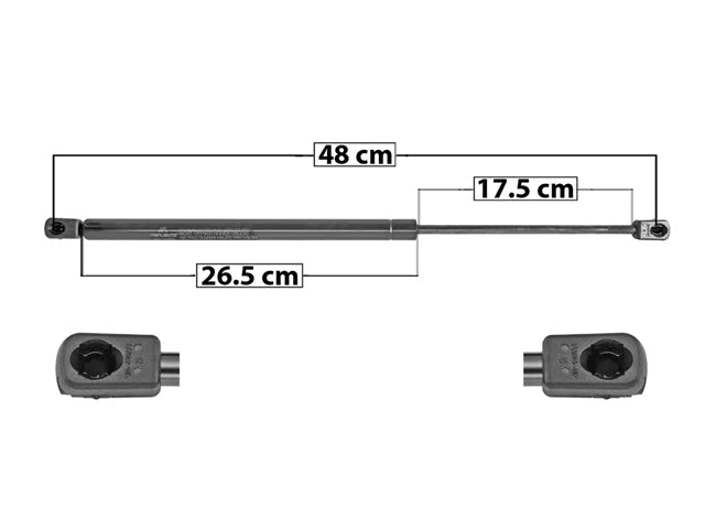 AMORTIGUADOR 5TA PUERTA DG CALIBER 07-12 DER/IZQ MNJ