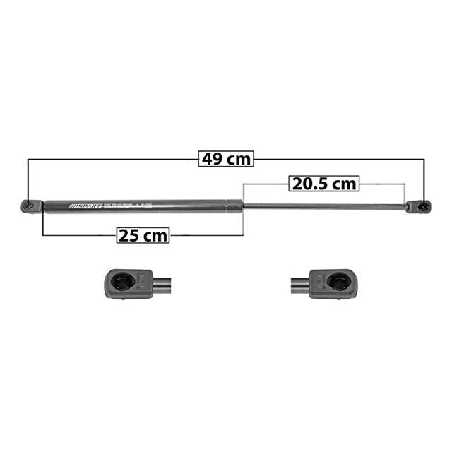 AMORTIGUADOR COFRE DG DAKOTA 05-10 TK SP