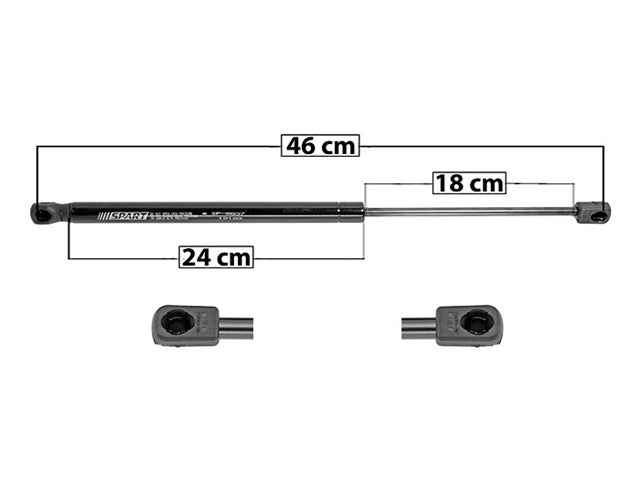 AMORTIGUADOR COFRE DG RAM 09-18 DER/IZQ SP