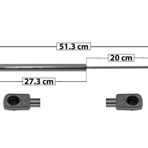 AMORTIGUADOR 5TA PUERTA FD BRONCO 84-90 51.3 CM 27.3 CM 20 CM SP