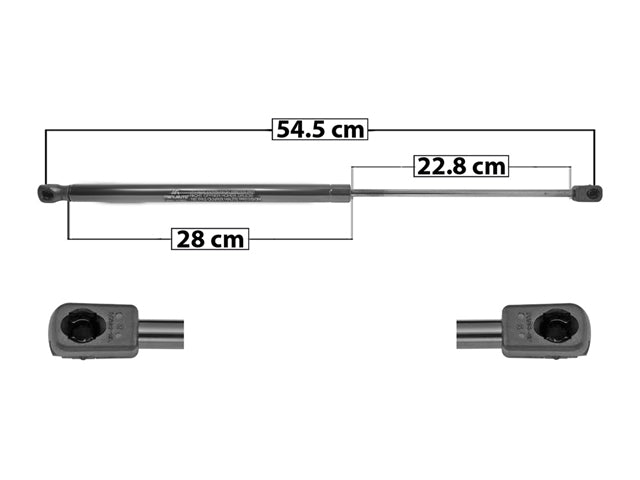 Amortiguador 5Ta Puerta P/ Ford Fiesta 2011-2019