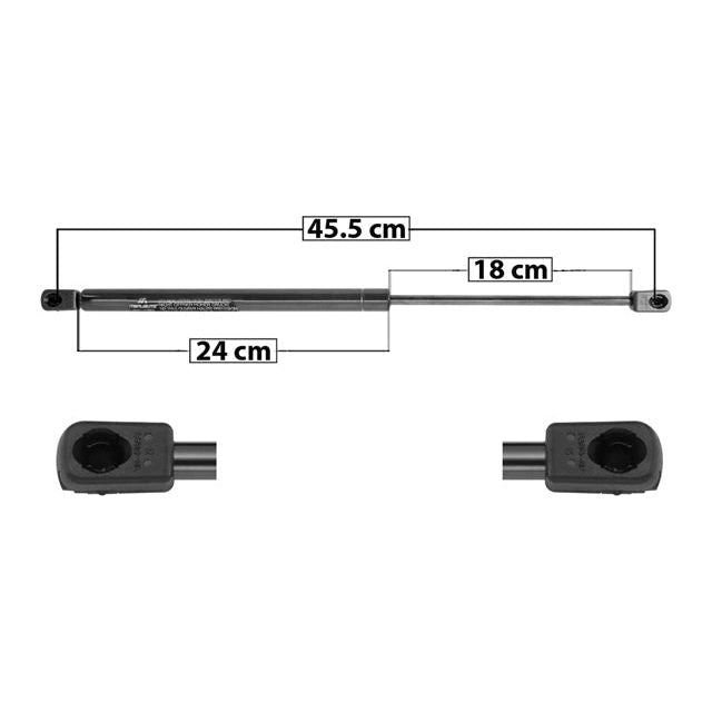 AMORTIGUADOR 5TA PUERTA FD FOCUS 00-05 DER/IZQ MNJ