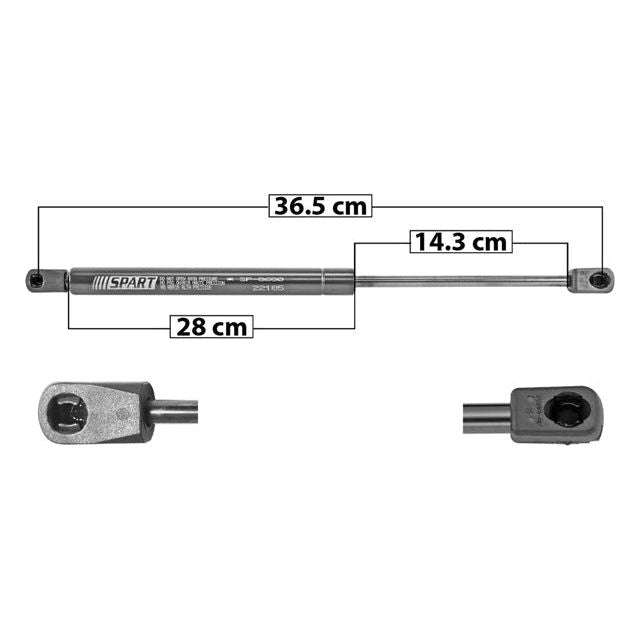 AMORTIGUADOR COFRE FD LOBO RAPTOR 10-14 SP DER/IZQ