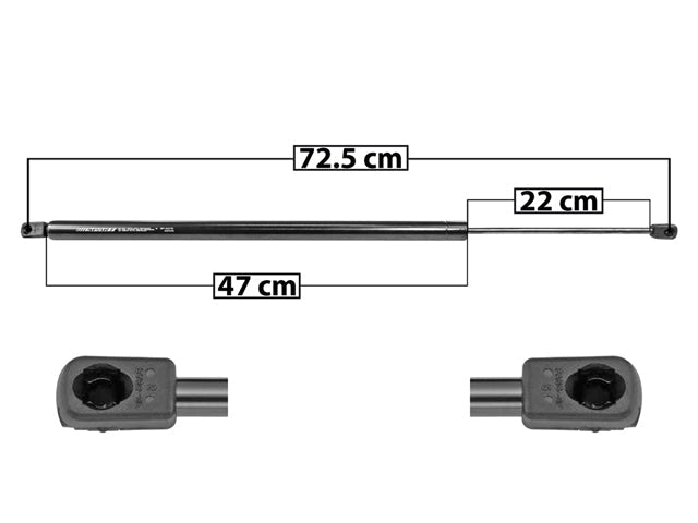 AMORTIGUADOR 5TA PUERTA HD CR-V 17-22 72.5 CM 47 CM 22 CM SP