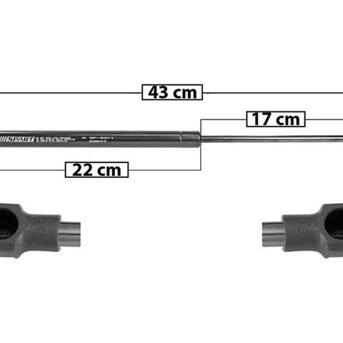 AMORTIGUADOR 5TA PUERTA HD FIT 15-20 43 CM 22 CM 17 CM DER/IZQ SP