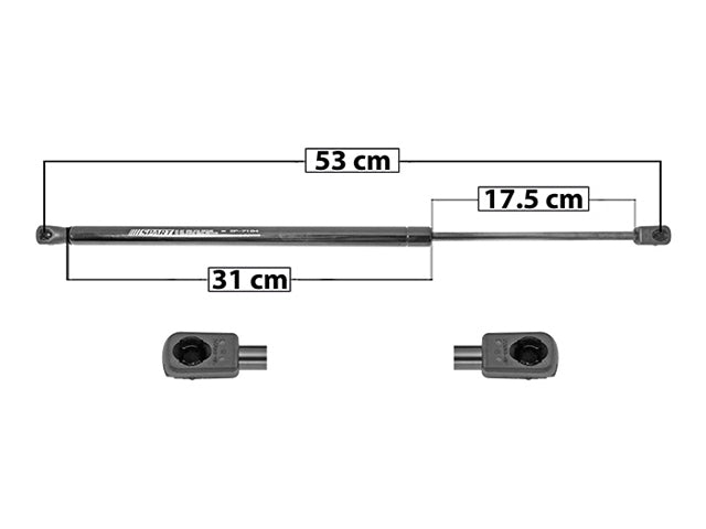 Amortiguador 5Ta Puerta P/ Jeep Compass 2007-2017