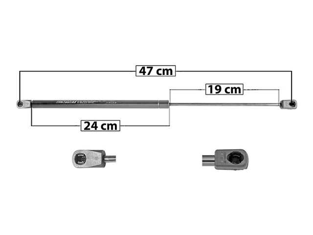 AMORTIGUADOR VIDRIO 5TA PUERTA JP GRAND CHEROKEE 94-98 DER/IZQ SP