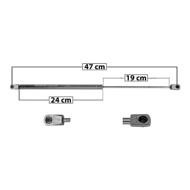Amortiguador Vidrio 5Ta Puerta P/ Jeep Grand Cherokee 1994-1998