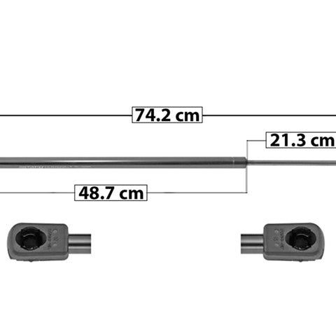 AMORTIGUADOR 5TA PUERTA JP GRAND CHEROKEE 11-13 74.2 CM 48.7 CM 21.3 CM DER/IZQ SP