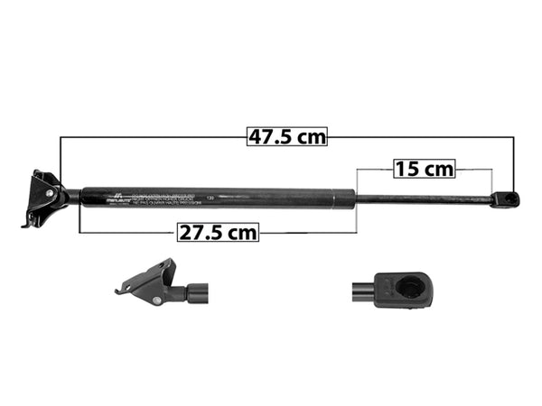 Amortiguador 5Ta Puerta P/ Jeep Grand Cherokee 1993-1998