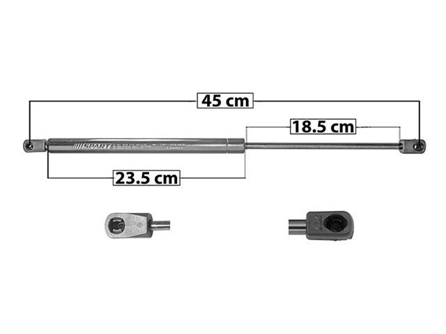 AMORTIGUADOR VIDRIO 5TA PUERTA JP LIBERTY TRASERO 02-07 TW DER/IZQ SP