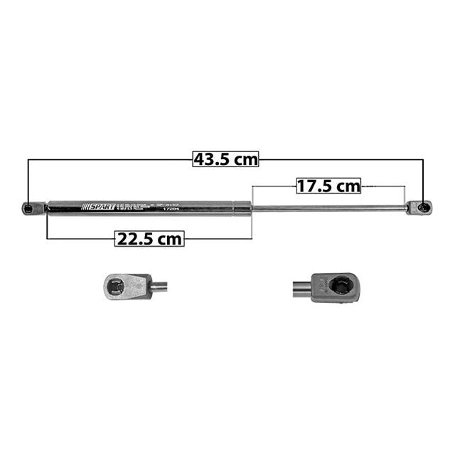 AMORTIGUADOR COFRE LC AVIATOR 03-05 DER/IZQ SP