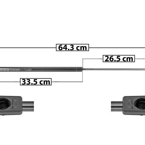 AMORTIGUADOR 5TA PUERTA MC ML 320 98-04 64.5 CM 33.5 CM 26.5 CM DER/IZQ SP