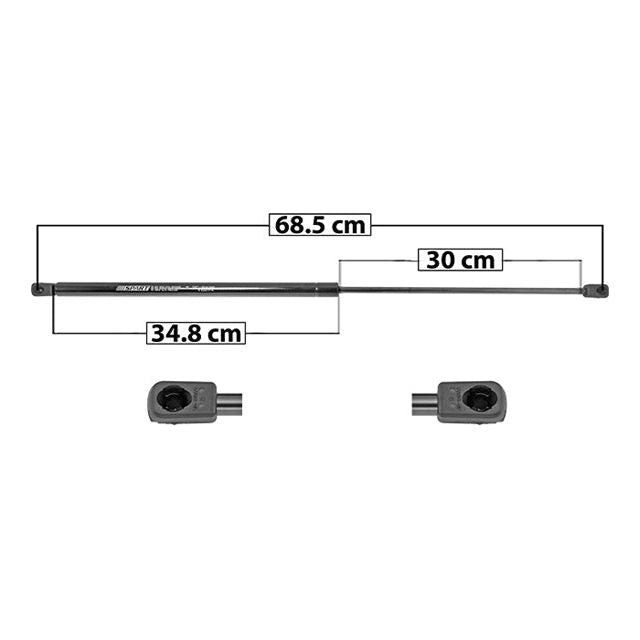 AMORTIGUADOR COFRE MC CL 00-06 500/600/ 55/65 AMG DER/IZQ SP