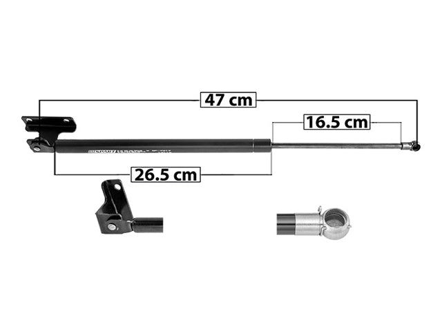 AMORTIGUADOR VIDRIO 5TA PUERTA NS PATHFINDER 87-95 IZQ SP