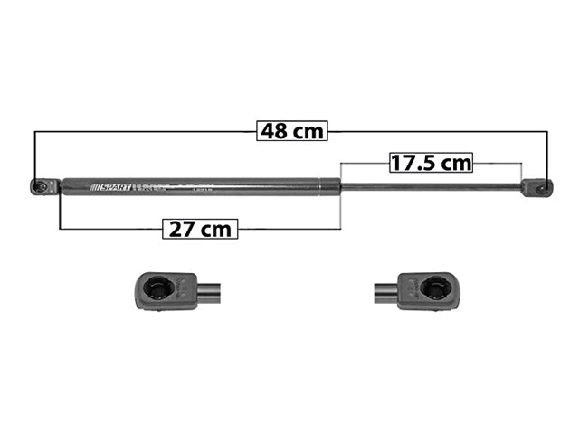 AMORTIGUADOR VIDRIO 5TA PUERTA NS PATHFINDER 99-04/IN QX4 99-02 SP