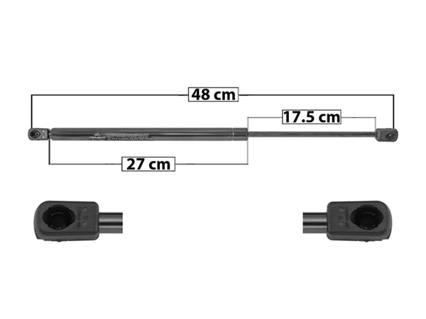 Amortiguador Vidrio 5Ta Puerta P/ Nissan Pathfinder 1999-2004