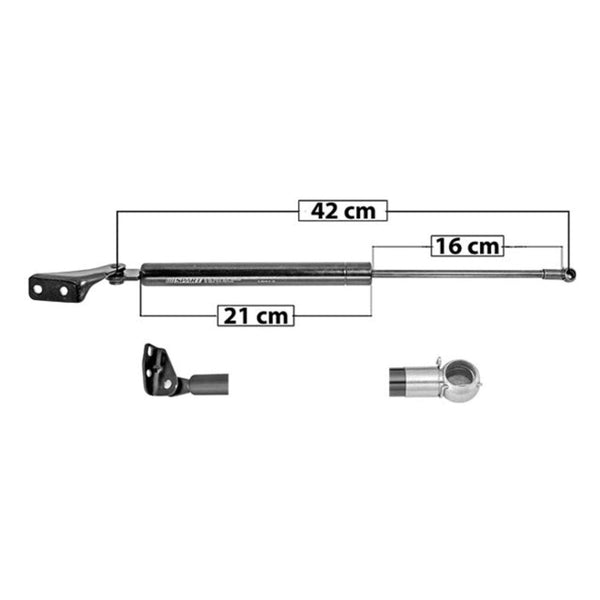 Amortiguador 5Ta Puerta P/ Nissan Tiida 2007-2017
