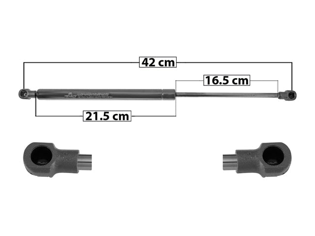 AMORTIGUADOR 5TA PUERTA RN MEGANE 02-08 TK DER/IZQ MNJ