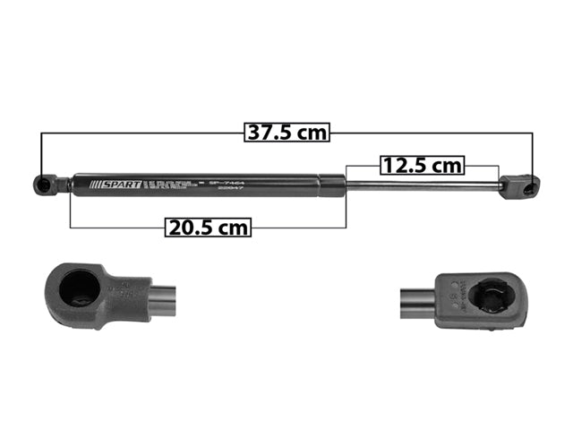 AMORTIGUADOR COFRE RN KOLEOS 16-20 37.5 CM 20.5 CM 12.5 CM DER/IZQ SP