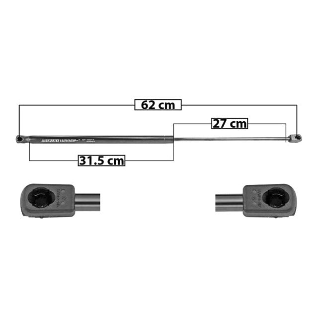 AMORTIGUADOR COFRE TY CAMRY 18-23 62 CM 31.5 CM 27 CM DER/IZQ SP