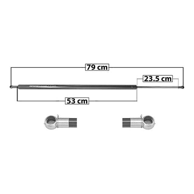 AMORTIGUADOR 5TA PUERTA TY HIACE 04-14 T/ALTO S/BRAZOS DER/IZQ SP