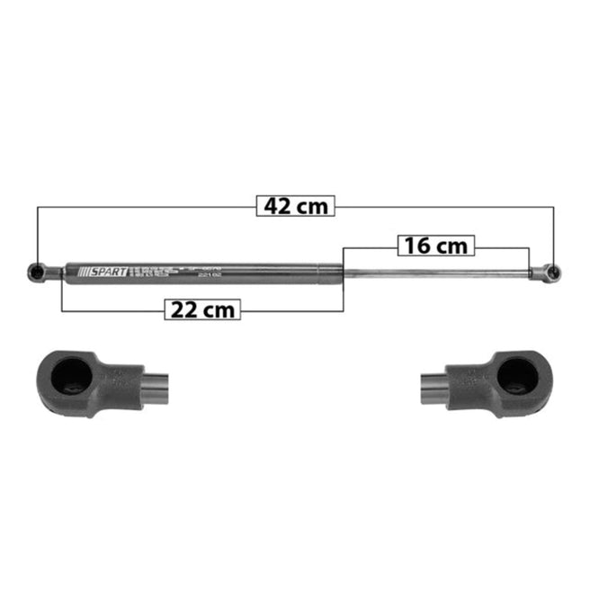 Amortiguador 5Ta Puerta P/ Toyota Yaris 2012-2017