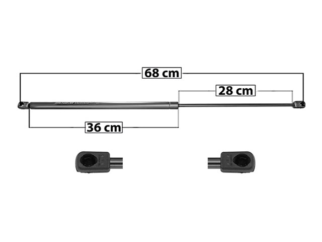 AMORTIGUADOR COFRE VW BEETLE 98-05 TK DER/IZQ SP