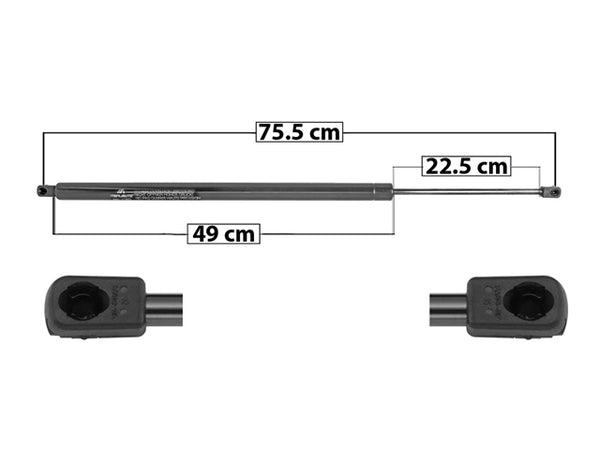 Amortiguador 5Ta Puerta P/ Volkswagen Eurovan 2003-2008