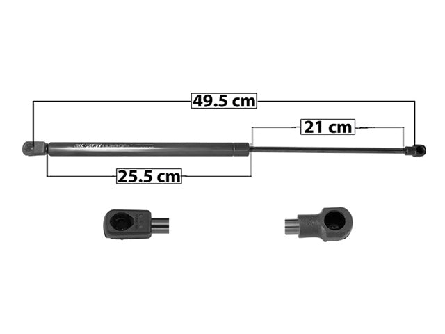 AMORTIGUADOR COFRE VW POLO 03-07 DER/IZQ SP