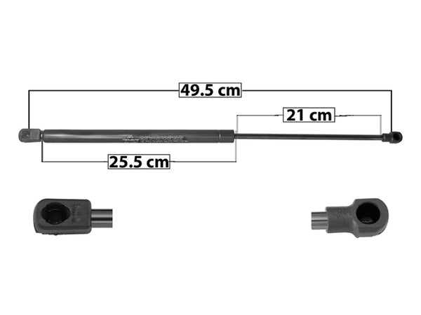 Amortiguador Cofre P/ Volkswagen Polo 2003-2007