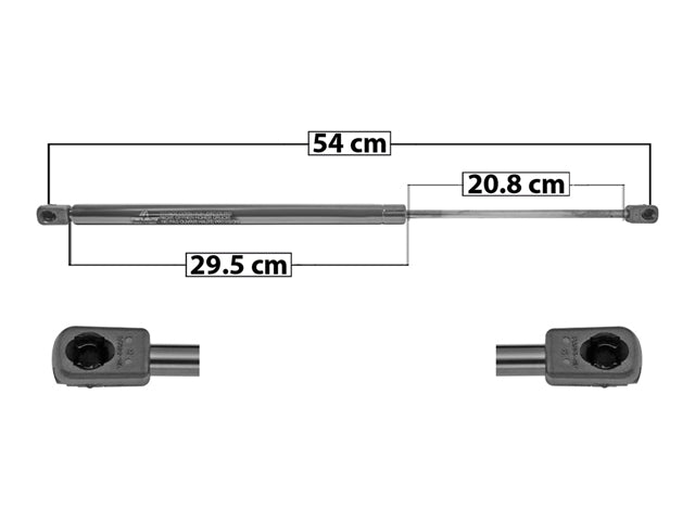 AMORTIGUADOR COFRE VW TOUAREG 04-06 DER/IZQ MNJ