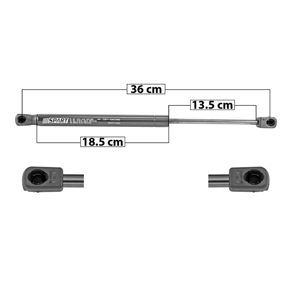 AMORTIGUADOR 5TA PUERTA VW UP 16-20 SP DER/IZQ