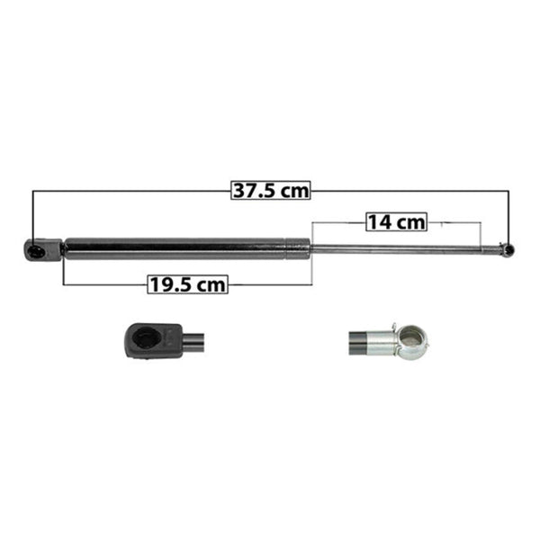 Amortiguador Cofre P/ Hummer H3 2006-2010