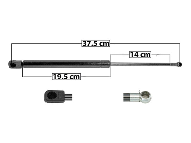 Amortiguador Cofre P/ Hummer H3 2006-2010